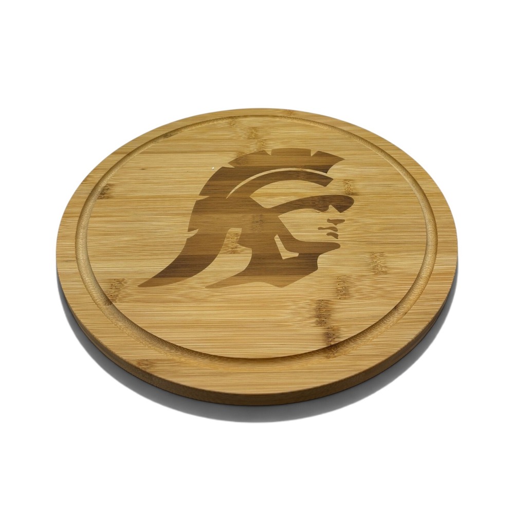 NIB Michigan State Spartans 13" Bamboo Lazy Susan Rotating Serving Board MSU